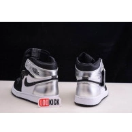 CD0461-001 OG JORDAN HIGH WMNS SILVER AIR 1 TOE 0718